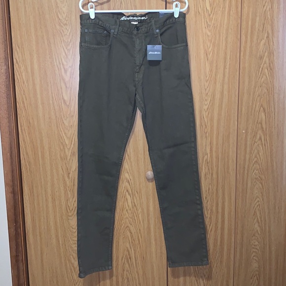 Eddie Bauer Other - Eddie Bauer Mr flex slim jean straight slat green size 32x32